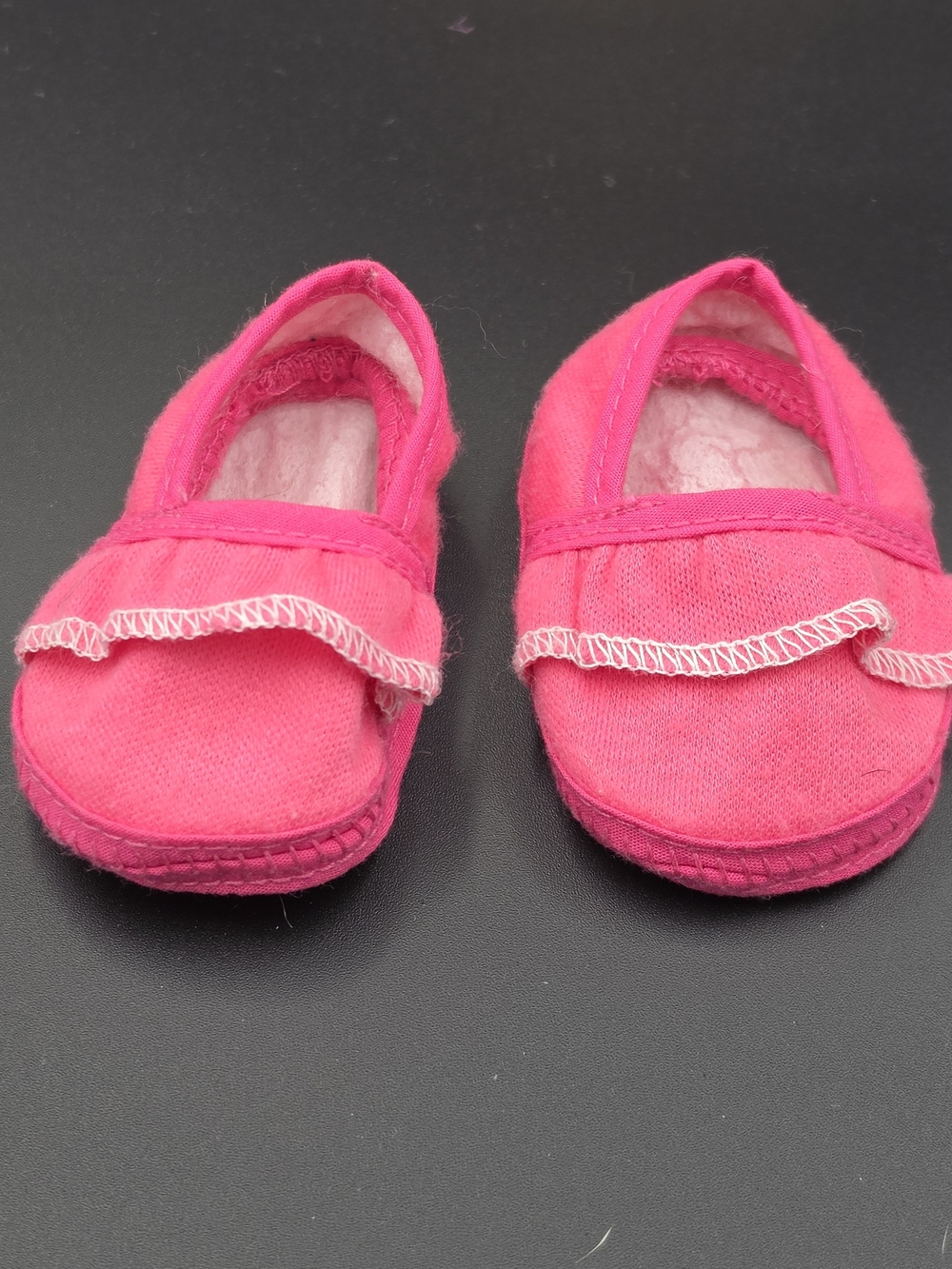 18" Doll Hot Pink Soft Slip-On Shoes